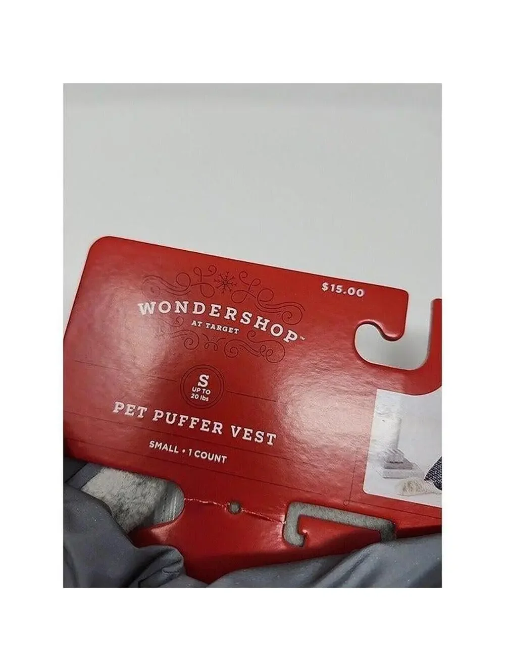 Reflective Dog and Cat Puffer Blue Wondershop Gray upto 20lbs Size Small